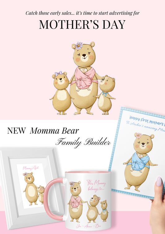 Beary Sweet Momma Bear Family Builder