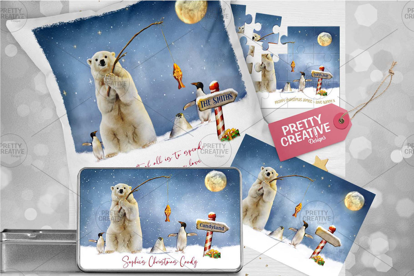 Arctic Antics BUNDLE All Wrapped Up REC/SQU/RND