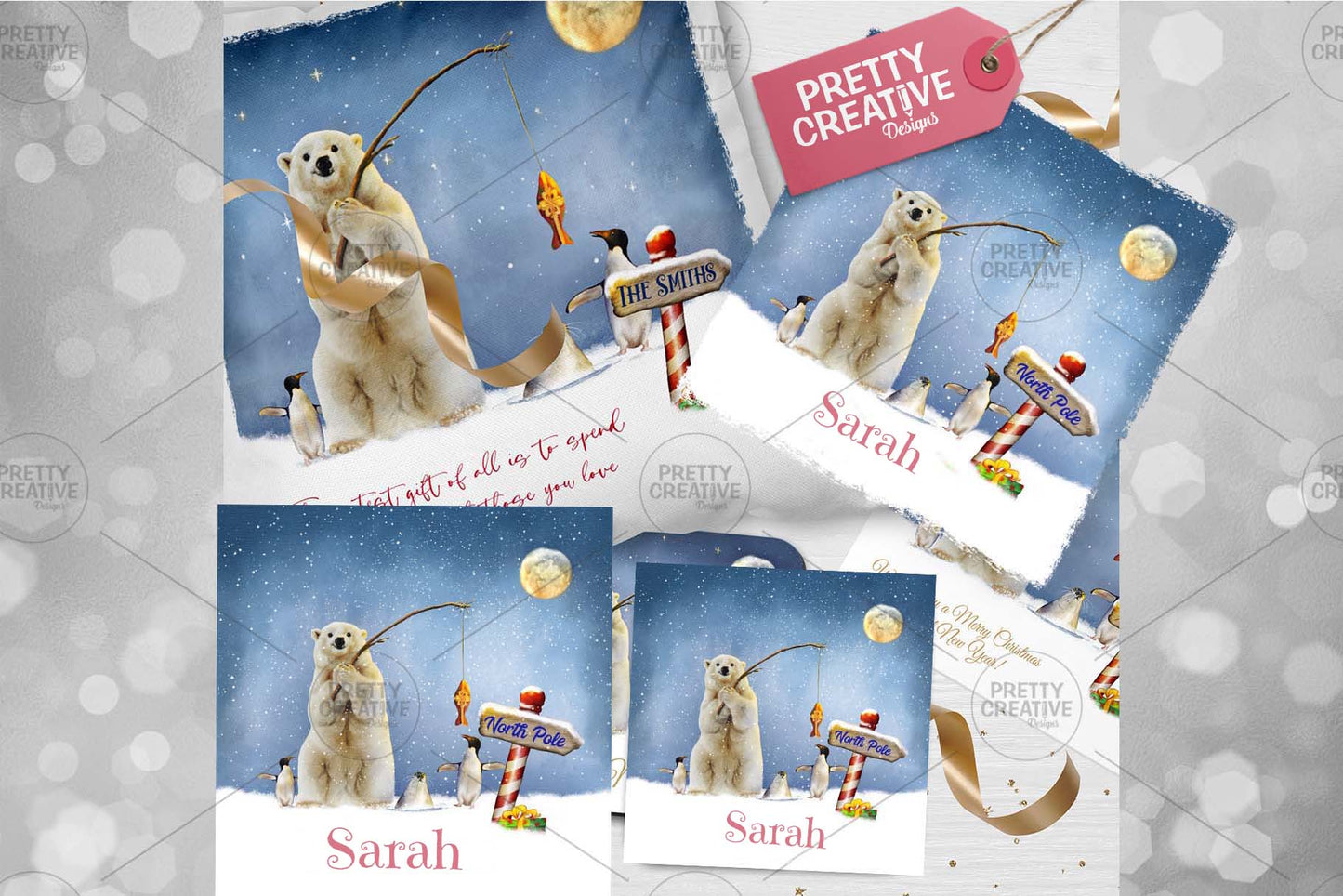 Arctic Antics BUNDLE All Wrapped Up REC/SQU/RND