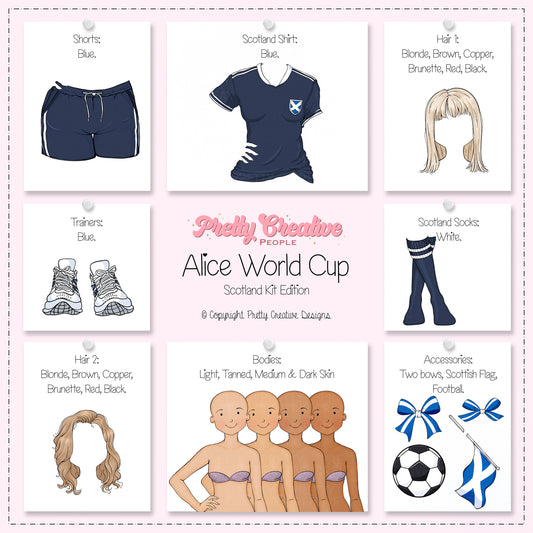 Alice (Teen) World Cup Scotland Kit