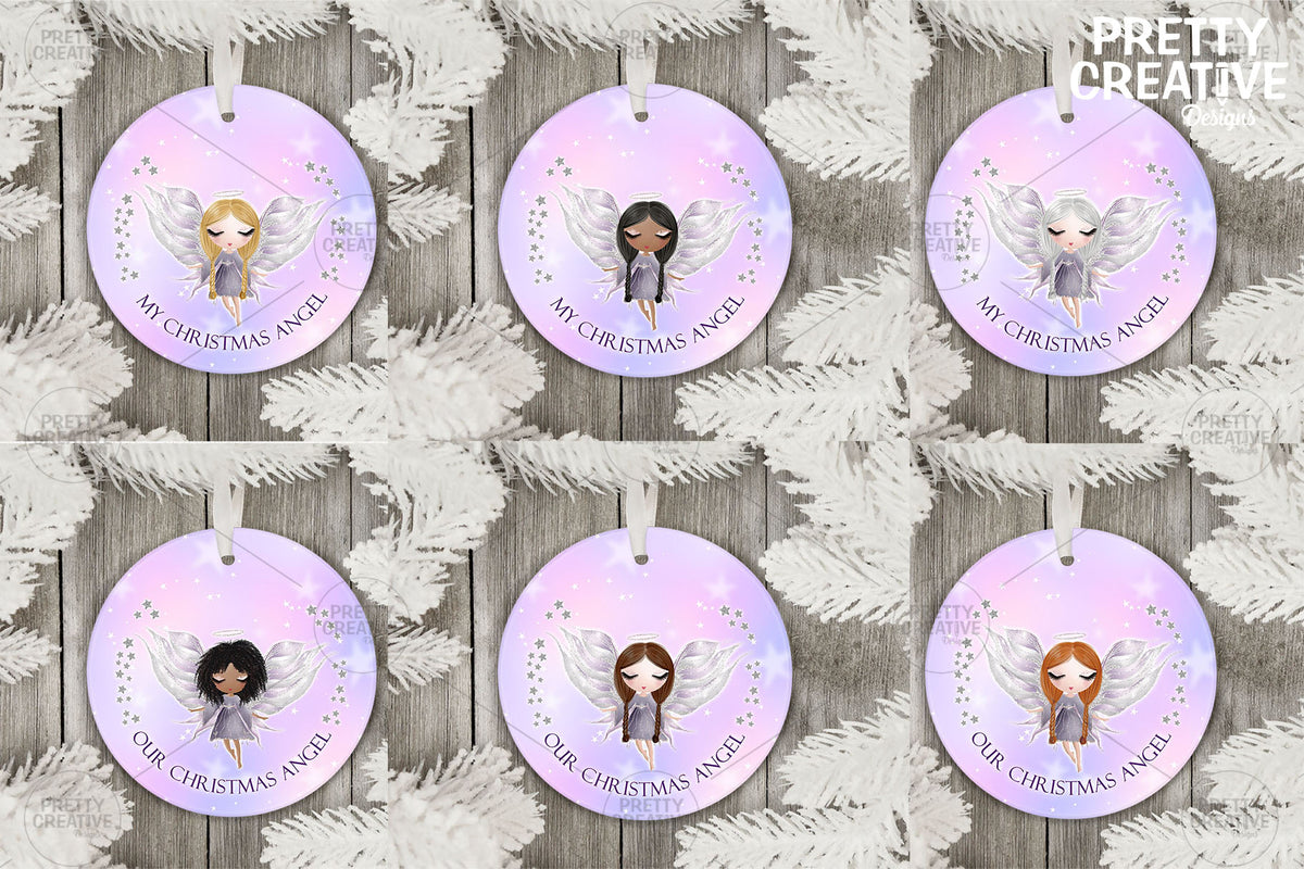 Lady Angel Tree Decorations Bundle