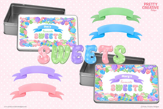 Candyland Rectangular Tin Artworks