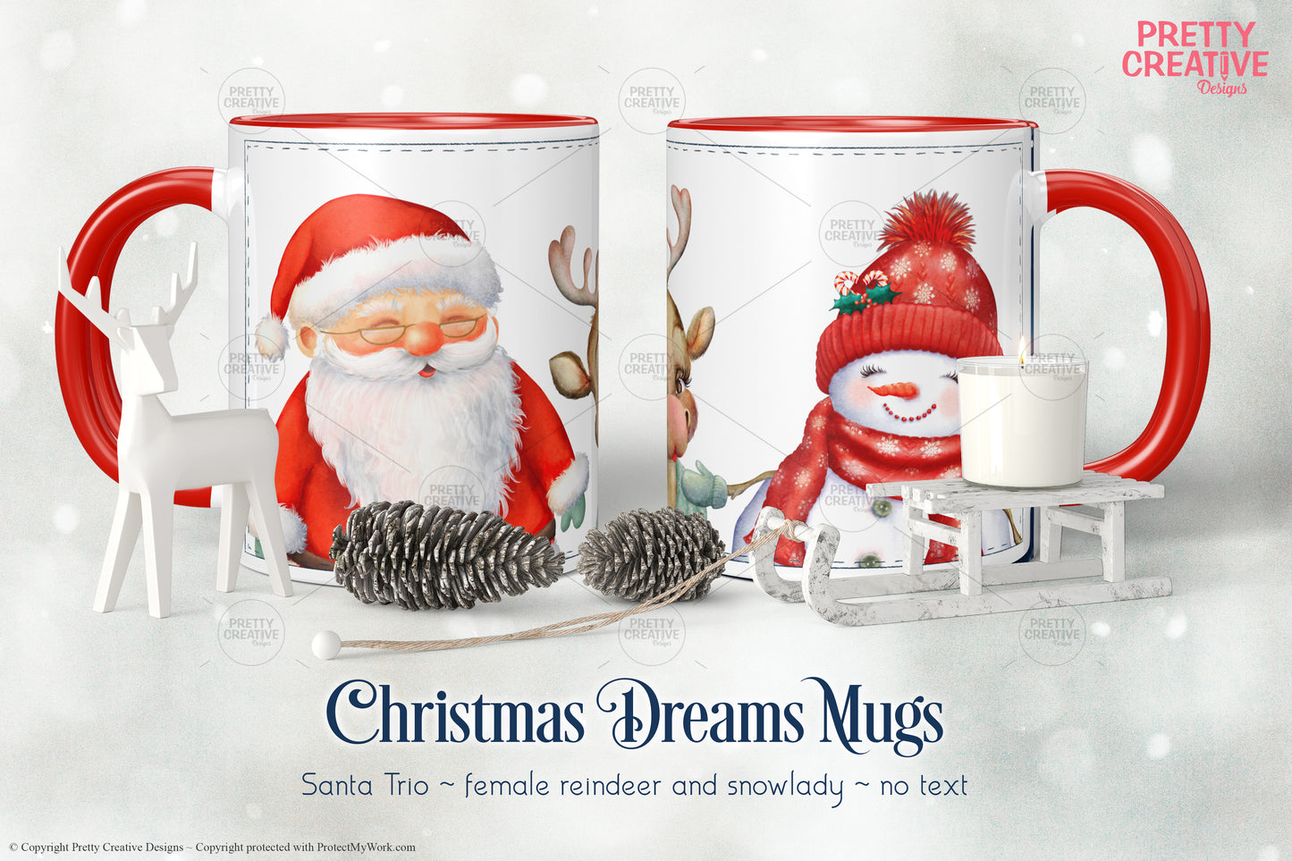 Christmas Dreams Mug Wrap Collection