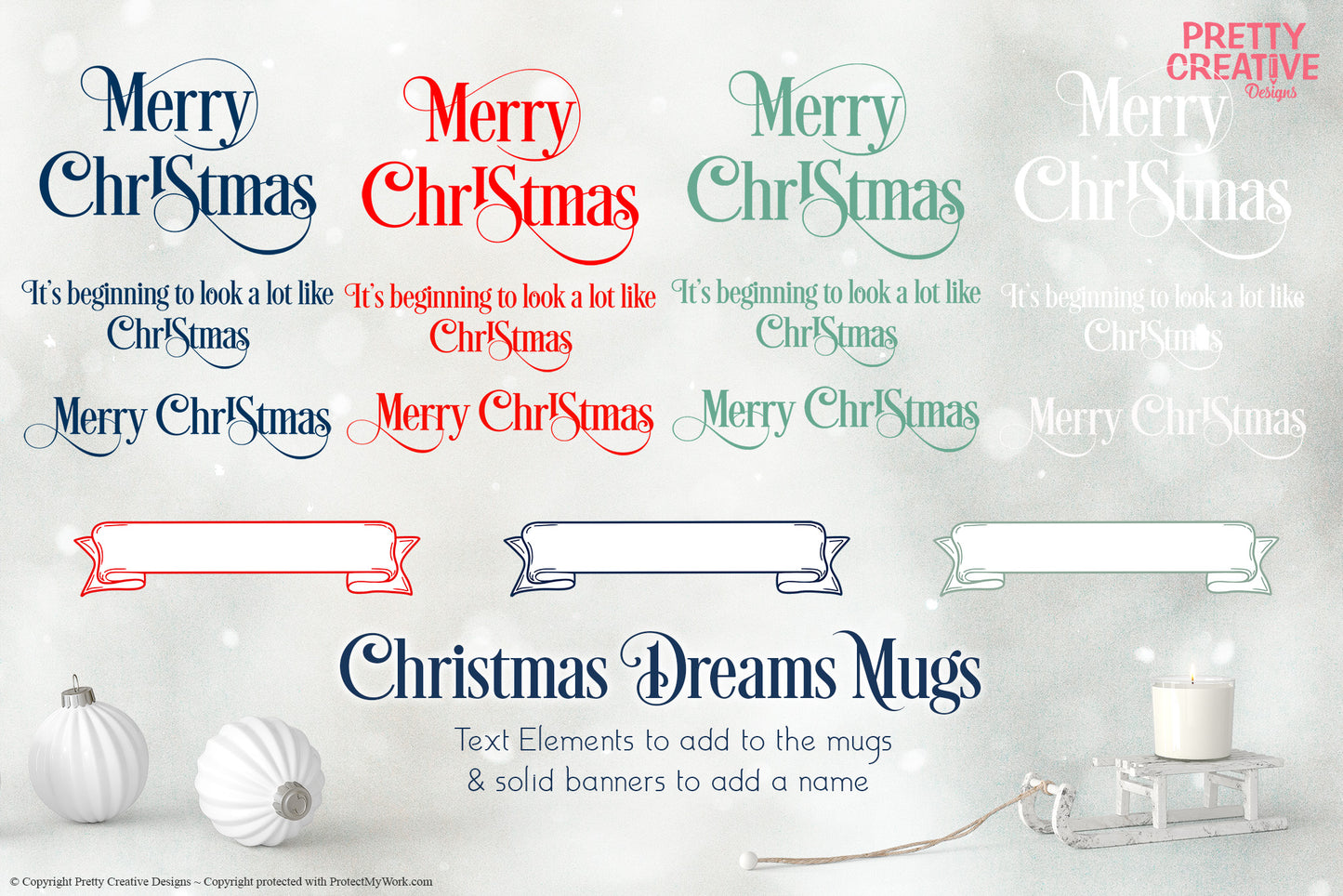 Christmas Dreams Mug Wrap Collection