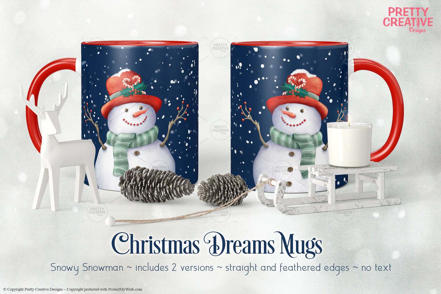 Christmas Dreams Mug Wrap Collection