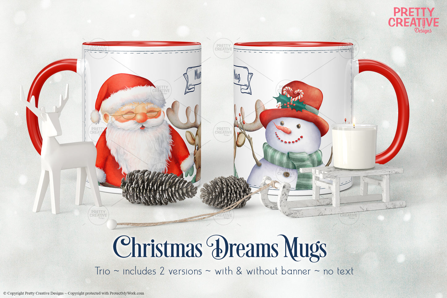 Christmas Dreams Mug Wrap Collection
