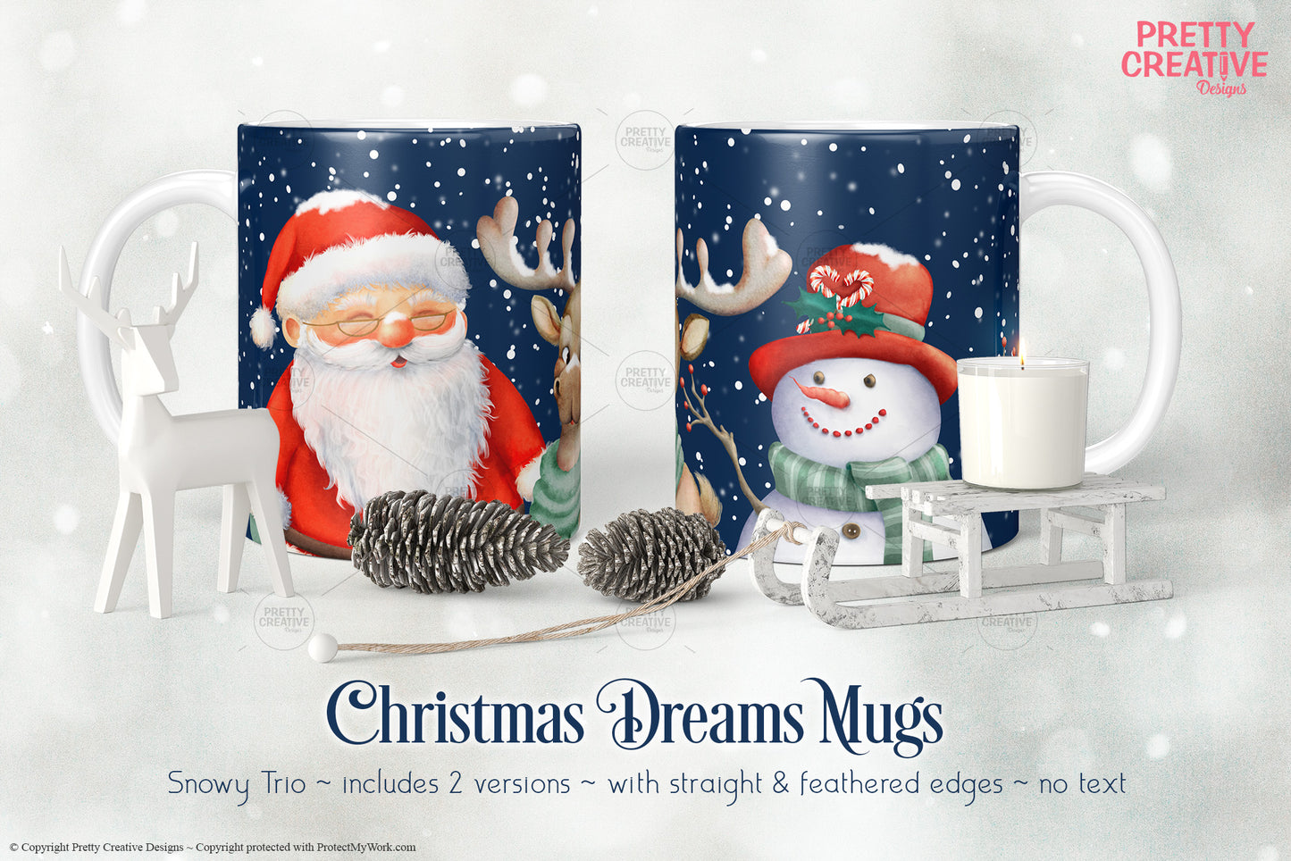 Christmas Dreams Mug Wrap Collection