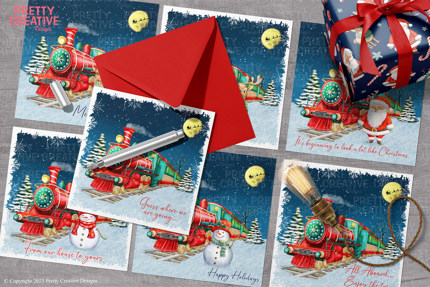 Christmas Dreams Square Artwork