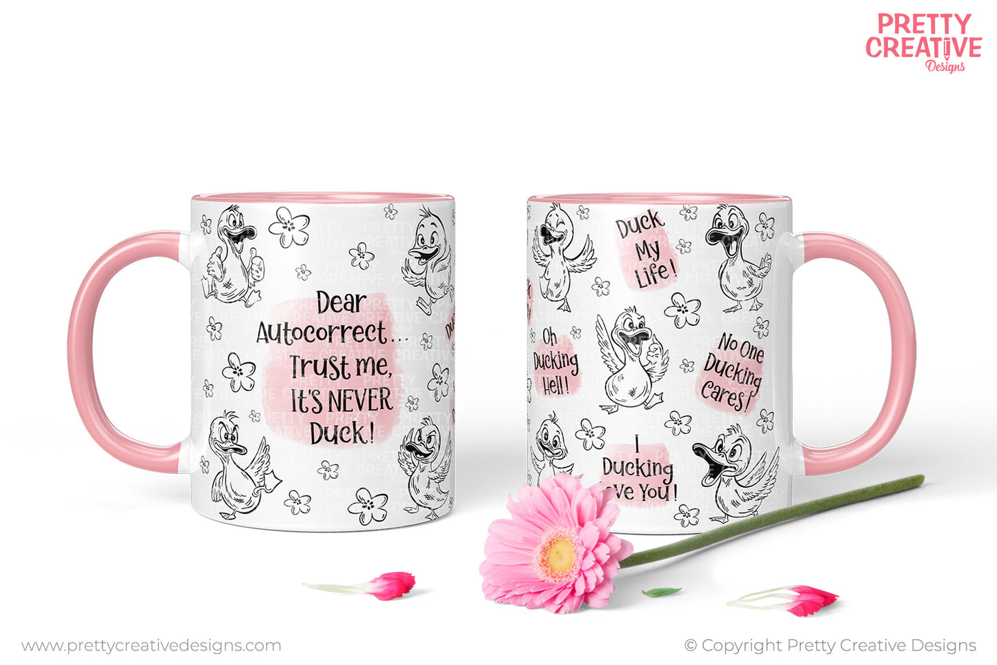 Dear Autocorrect Splash Mug Wraps