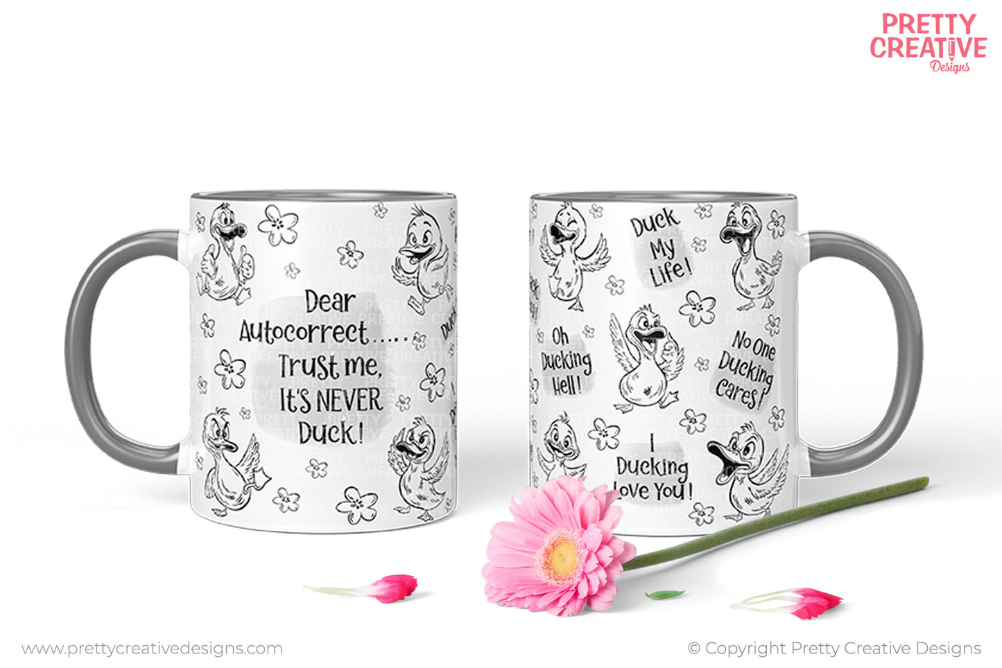 Dear Autocorrect Splash Mug Wraps