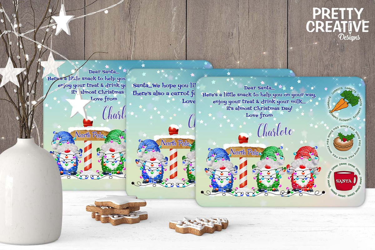 Christmas Gnomes Treats/Cookies/Mince Pies - Santa Bundle