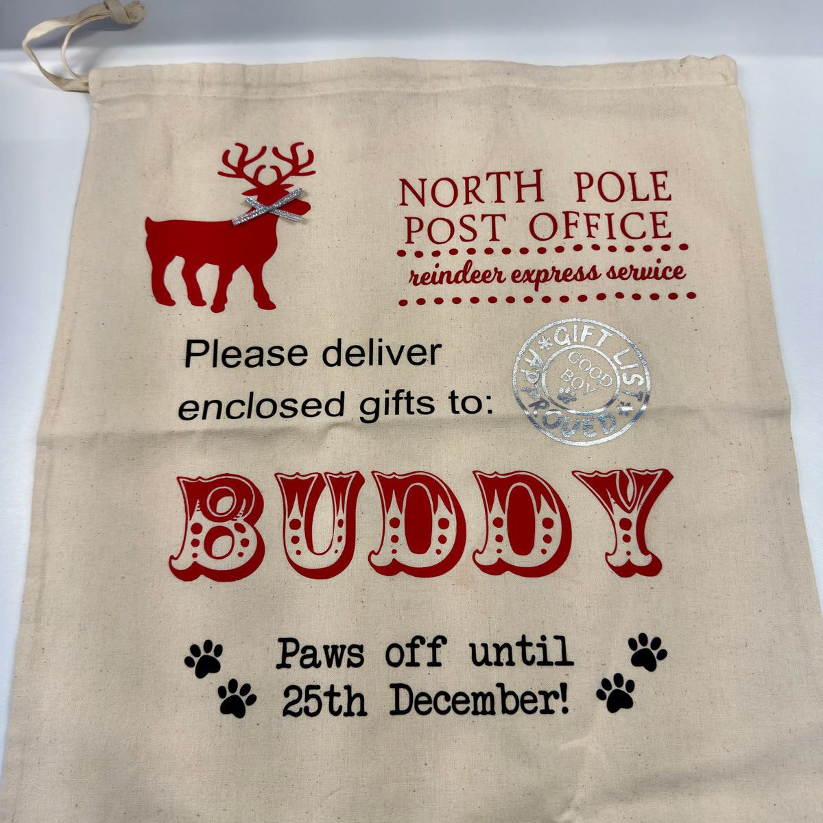 Cotton Drawstring Bags Bundle of 10 - £8 + Postage
