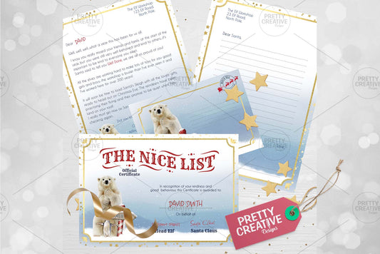 Arctic Antics Letter to Santa Pack