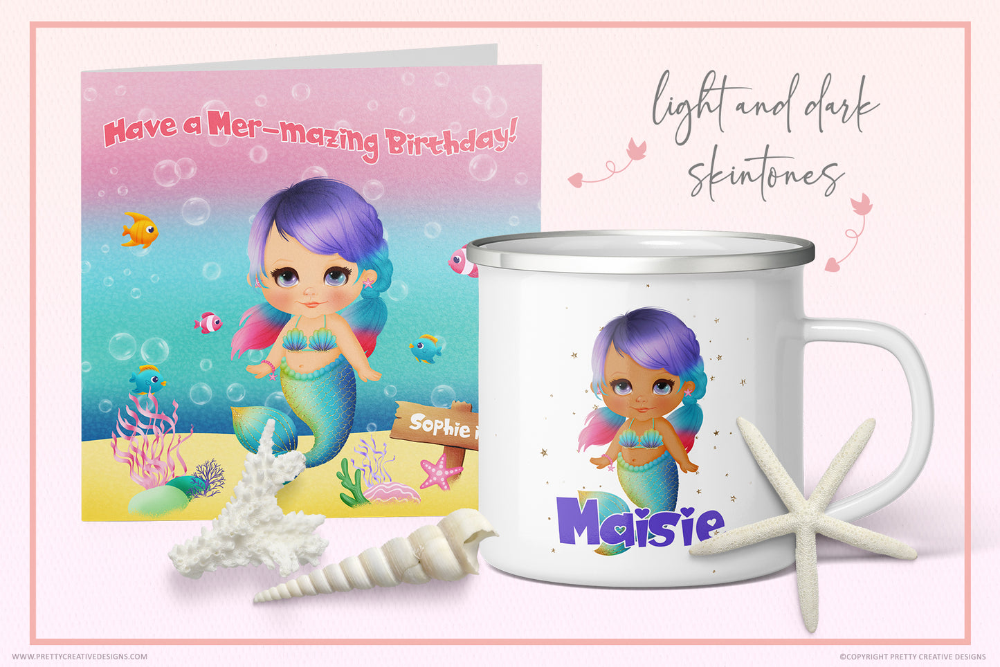 Mermaid Kisses Clip Art