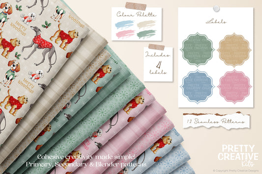 Merry Woofmas Seamless Pattern Kit - LIMITED TO 20 SALES