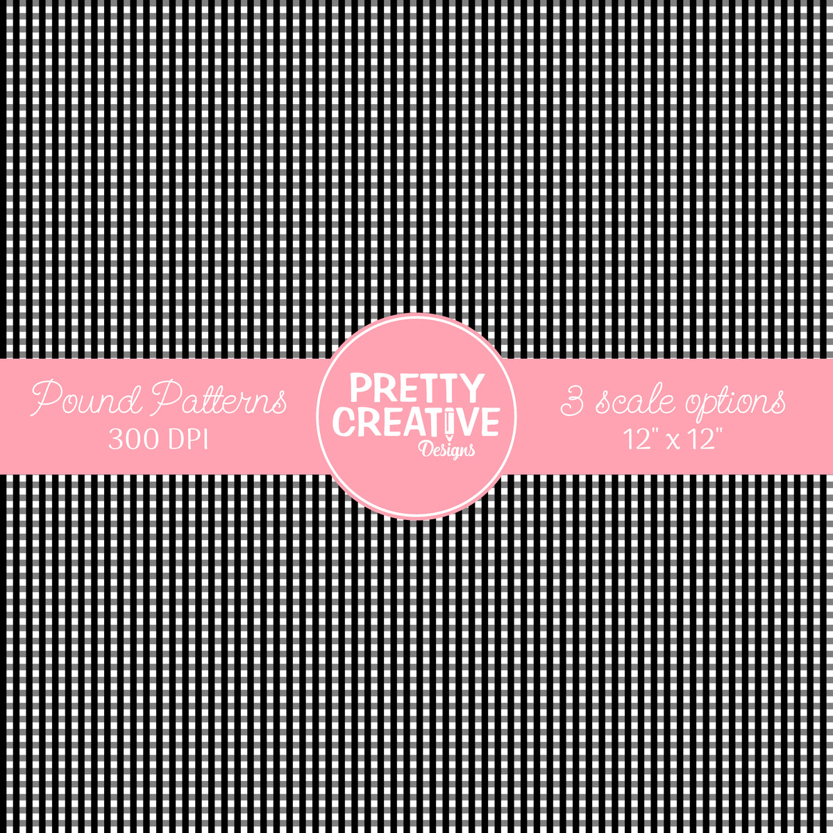 Seamless Pound Pattern 18 (Large, Medium & Small Scale)