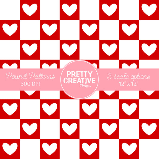Seamless Pound Pattern 2 (Large, Medium & Small Scale)