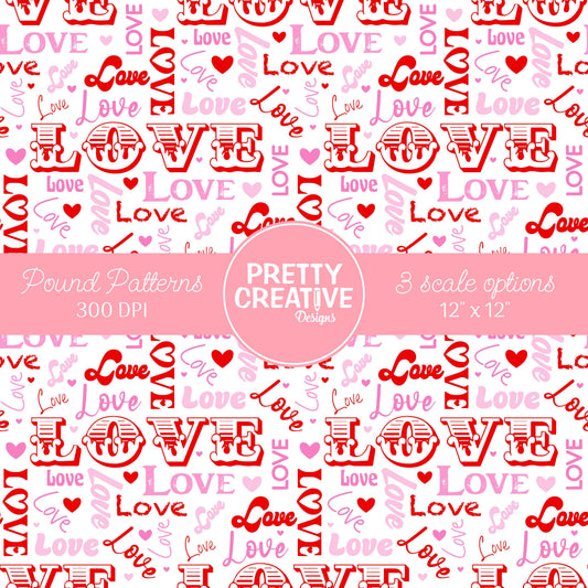Seamless Pound Pattern 27 (Large, Medium & Small Scale)
