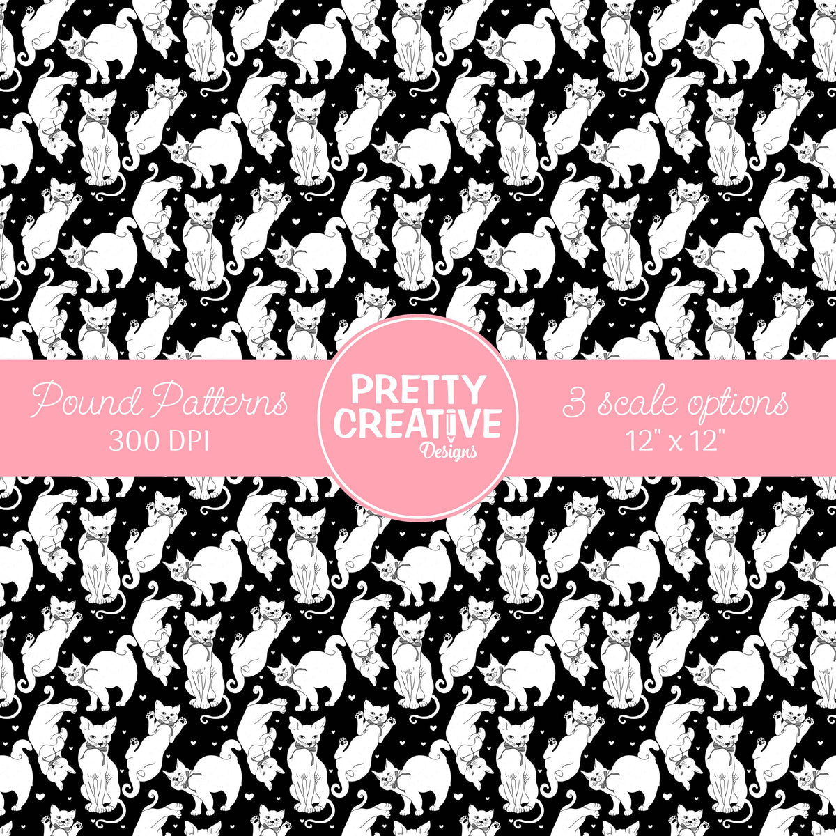 Seamless Pound Pattern 31 (Large, Medium & Small Scale)