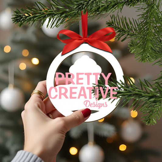 Penguin Family Ornament AFFINITY Mockup