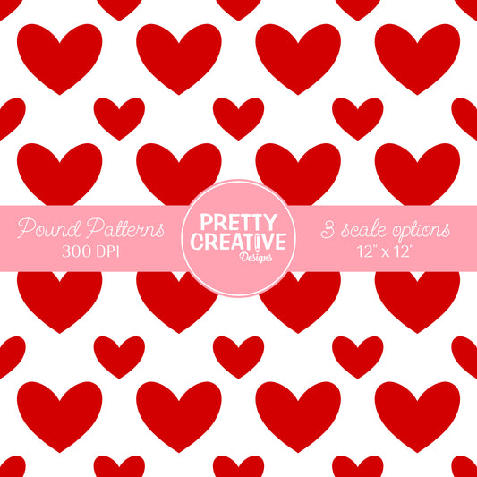 Seamless Pound Pattern 11 (Large, Medium & Small Scale)