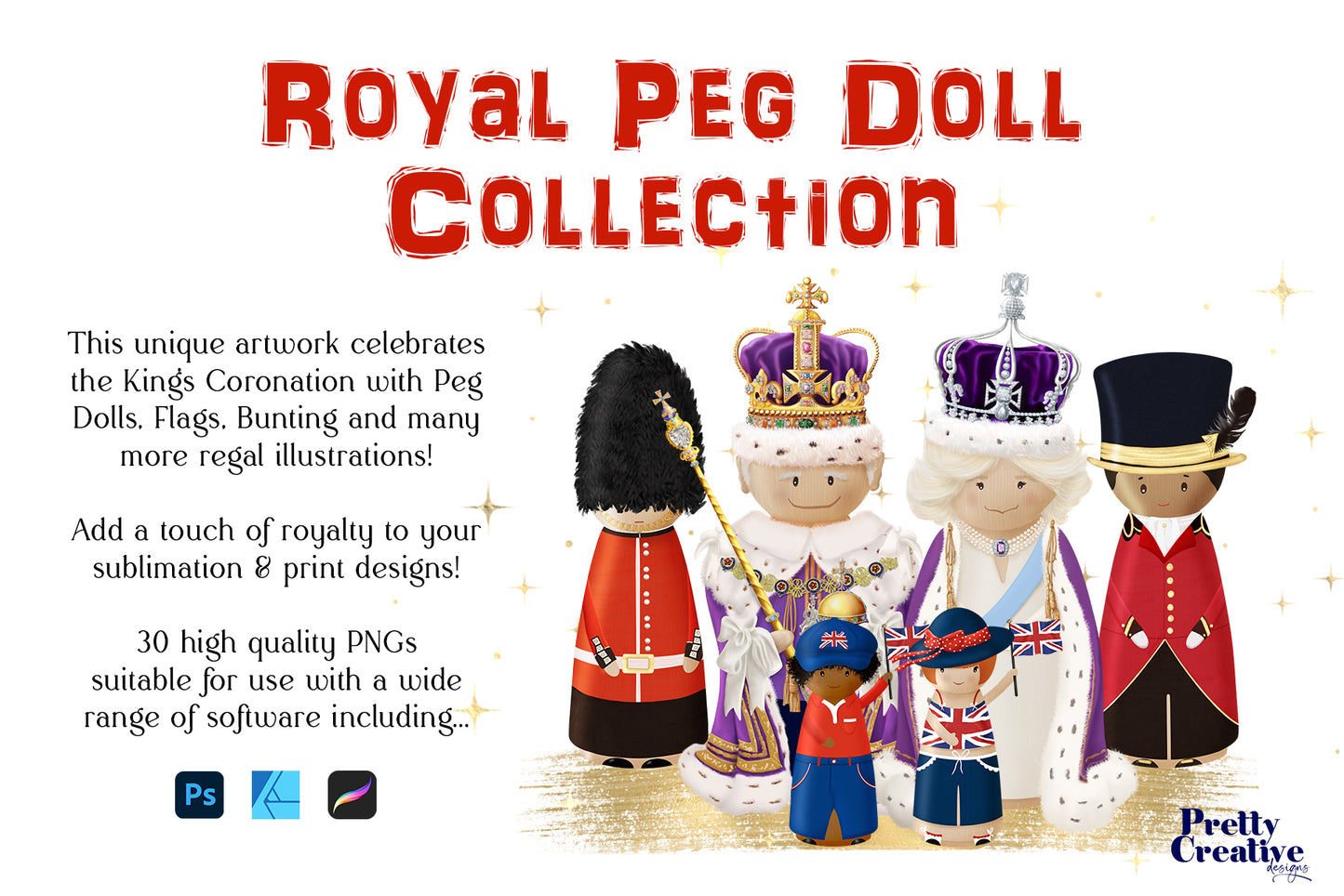 Royal Peg Dolls Collection