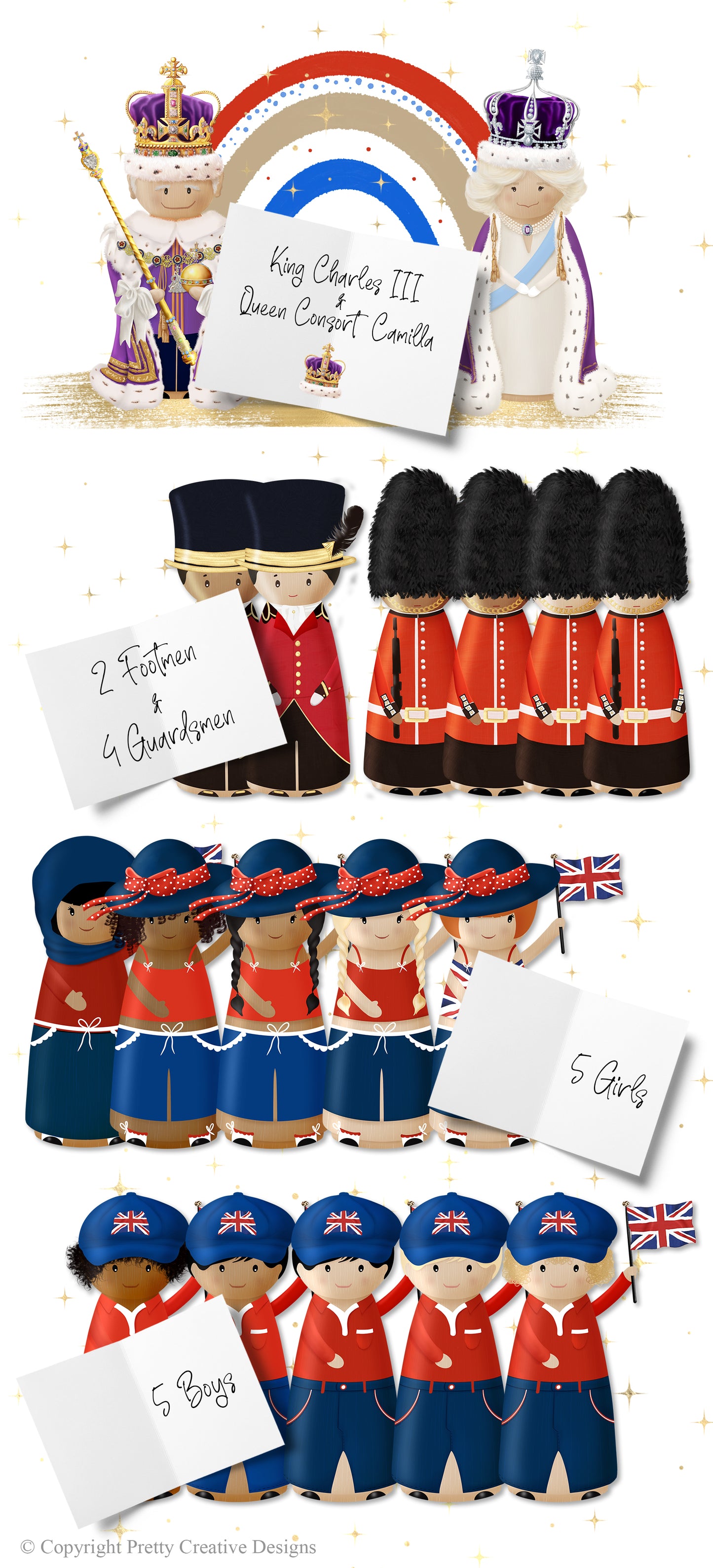 Royal Peg Dolls Collection