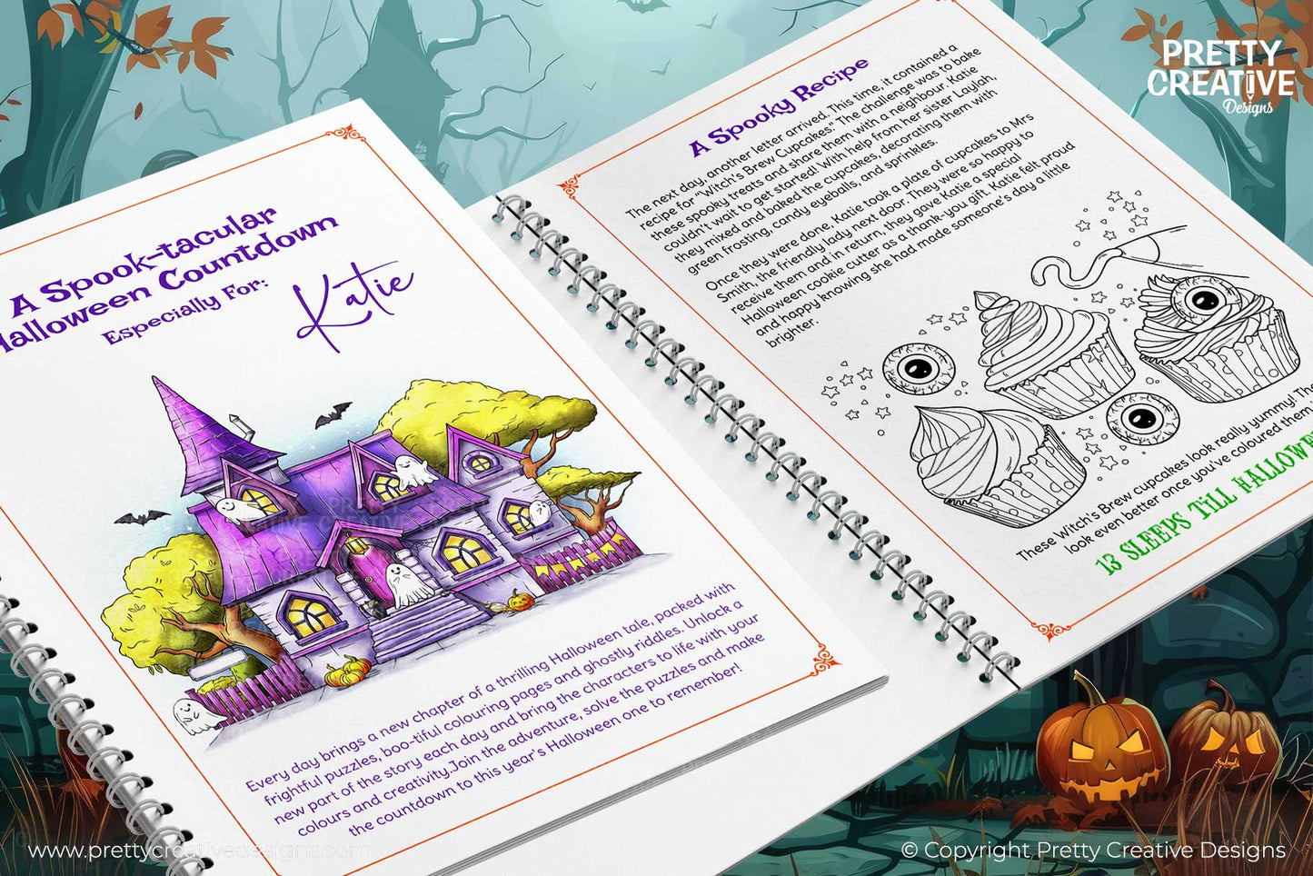 PHOTOSHOP Spooktacular Halloween Countdown - Editable and Fixed