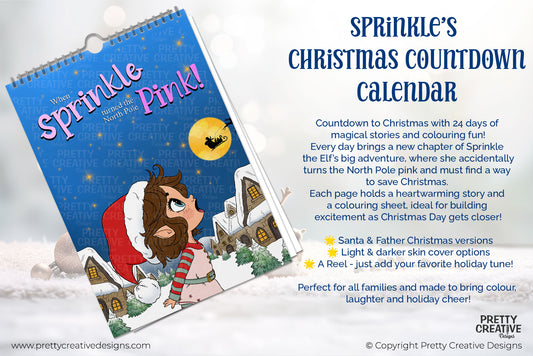 When Sprinkle turned the North Pole Pink Countdown Calendar