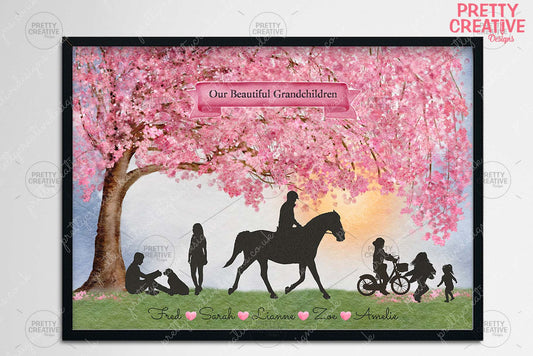 Sweeping Blossom Family Clipart Set