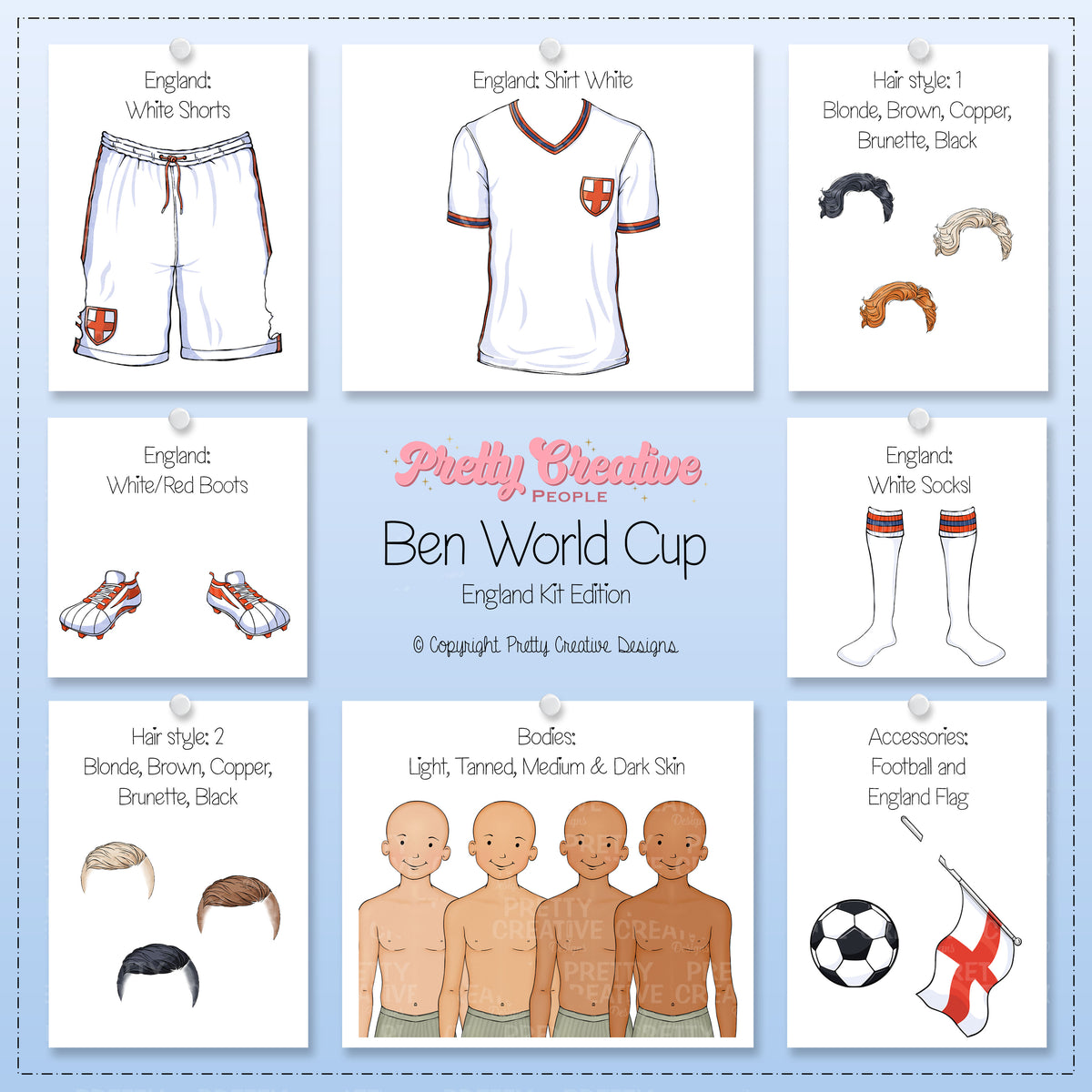 Ben (Teen) England Kit