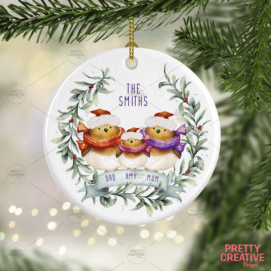 Robin Wreath Clipart Bundle