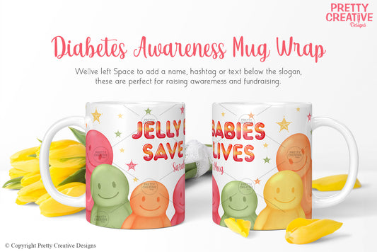 Jelly Babies Save Lives Mug Wrap