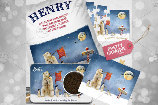 Arctic Antics BUNDLE Waiting For Santa Rectangle/Square/Round