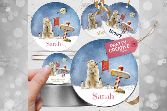 Arctic Antics BUNDLE Waiting For Santa Rectangle/Square/Round