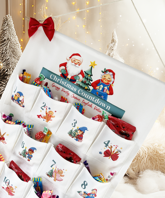 Santa's Workshop Advent Calendar Artwork