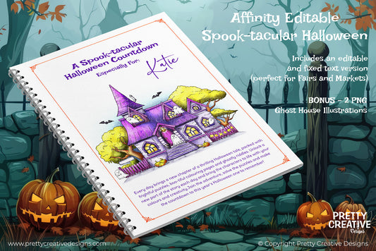AFFINITY Spooktacular Halloween Countdown - Editable and Fixed