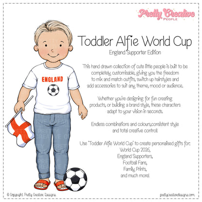 Alfie (Toddler) England Supporter
