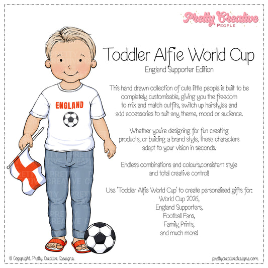 Alfie (Toddler) England Supporter