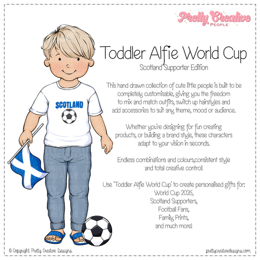 Alfie (Toddler) Scotland Supporter
