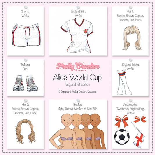 Alice (Teen) World Cup England Kit