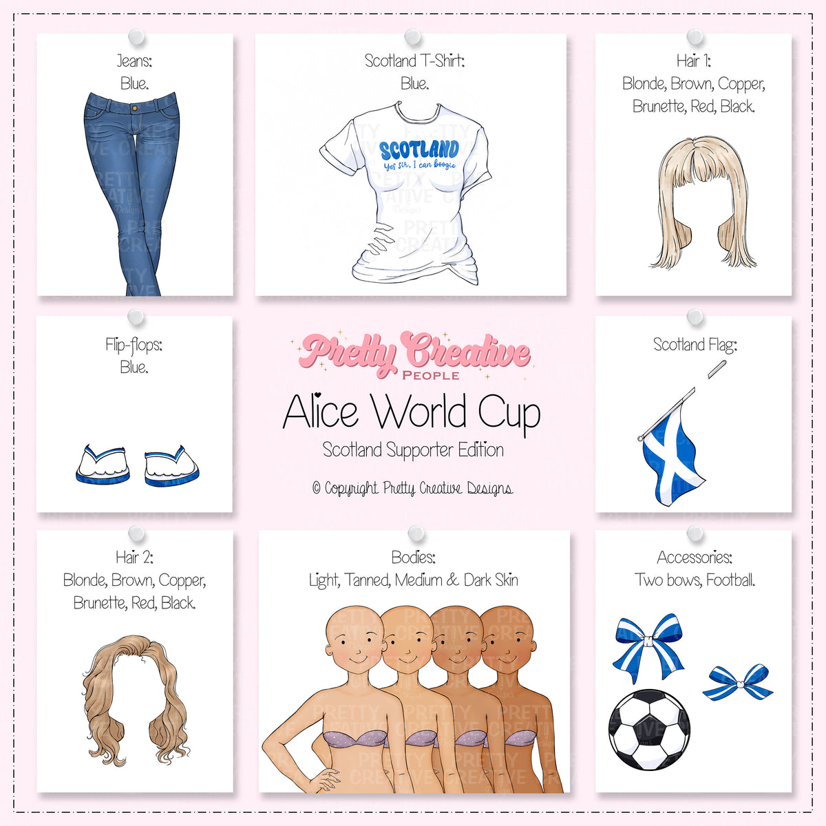 Alice (Teen) World Cup Scotland Supporter