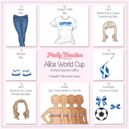 Alice (Teen) World Cup Scotland Supporter