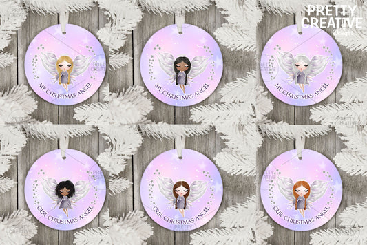 Lady Angel Tree Decorations Bundle