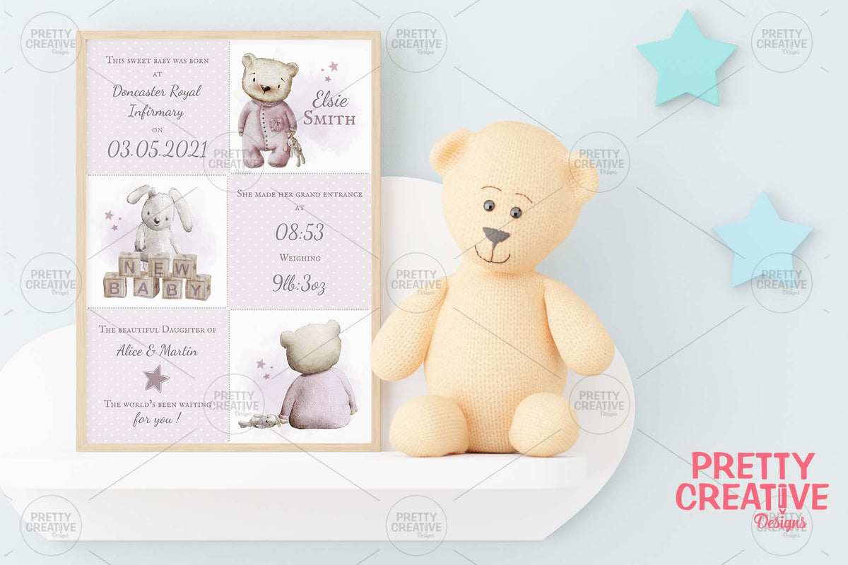 Beary New Birth Stats