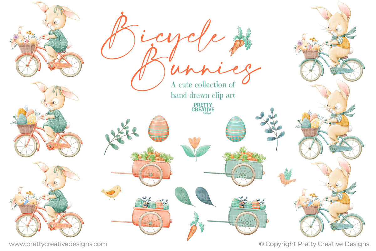 Bicycle Bunnies Artwork