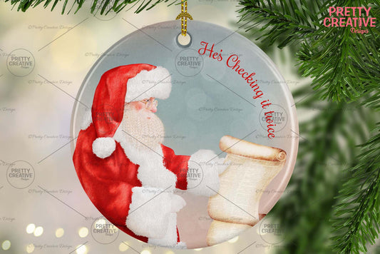 Nostalgic Christmas Blue Bauble