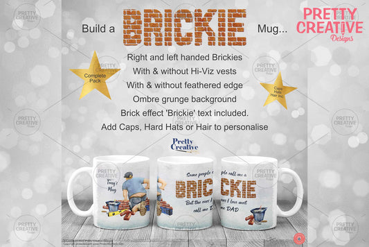 Build a Brickie Mug Complete Set