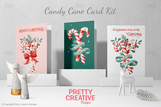 Candy Canes Card Kit - LIMITED TO 35 SALES