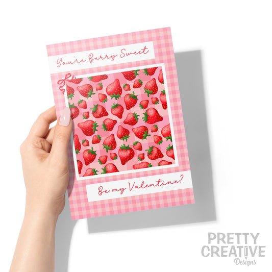 Strawberry Gingham Seamless Collection